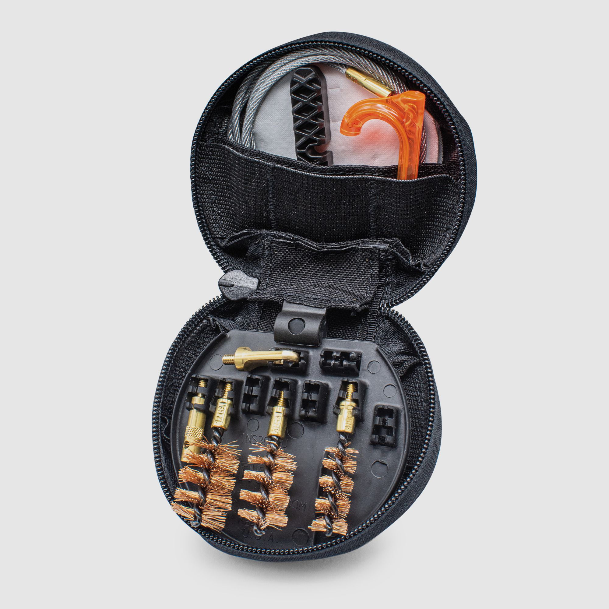 Otis cleaning set for .12/.16/.20/.410 including bag