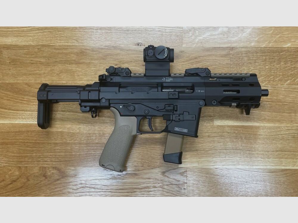 B&T AG SPC9 PDW G - halbautom. Pistole 9mmLuger - Typ Glock 9mm Magazine ähnlich GHM9 APC9 Pro - SPC9 Selbstladekarabiner / SLK/PCC