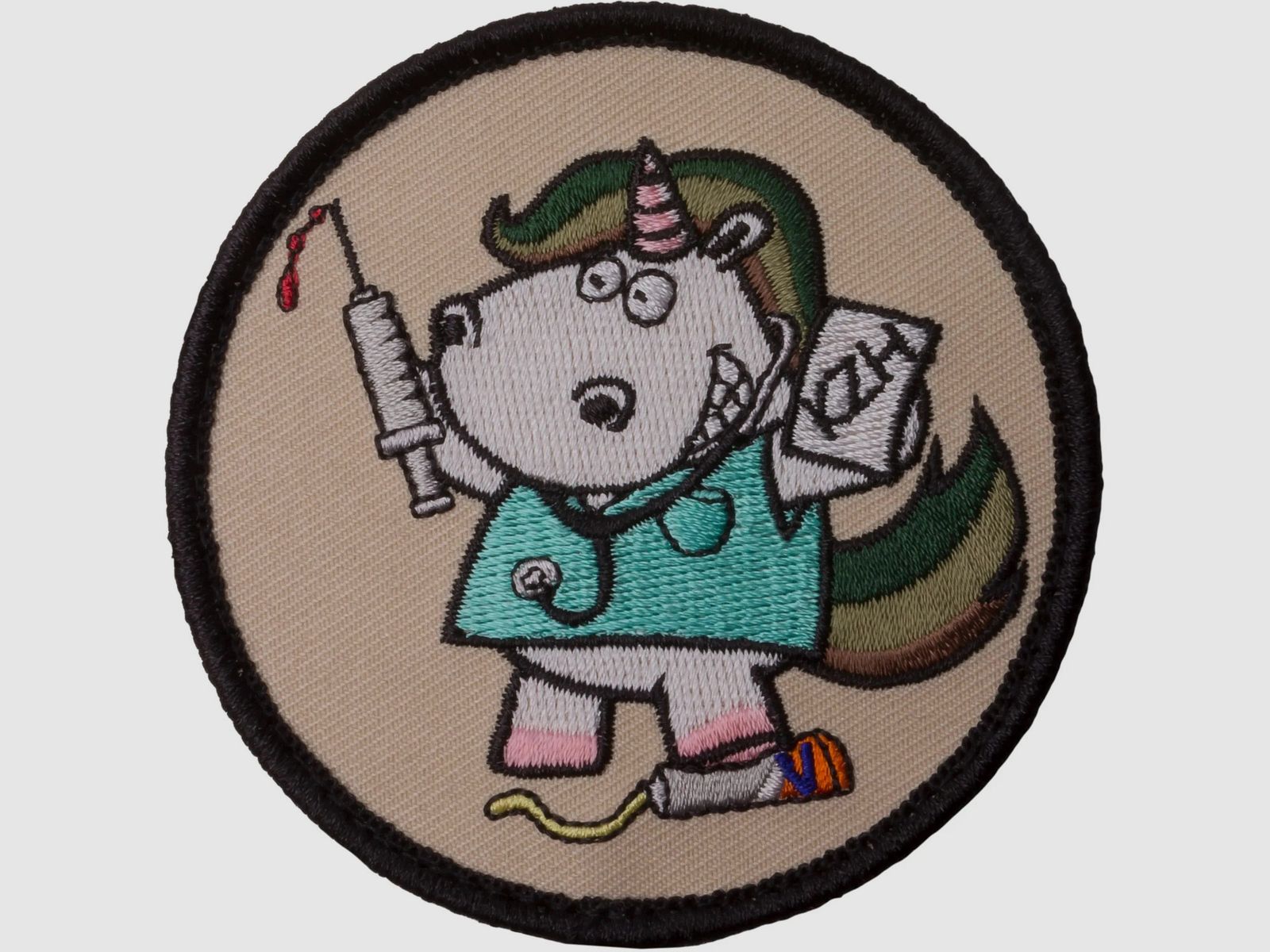 Café Viereck Café Viereck Patch Sanitäter Einhorn