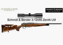 J.P. Sauer & Sohn Sauer 505 Ergo Lux Repetierbüchse HQ3 Ausstattungspaket Elegance + VSR | 8.5x55 Blaser | Schmidt & Bender 3-12x56 Zenith