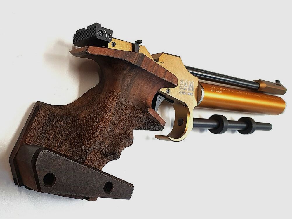 Pistola a presión Anschütz SAM M10 Edición Oro