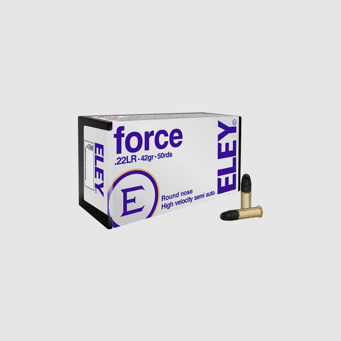 Eley Force .22 LR LRN 42 grs Kleinkaliberpatronen