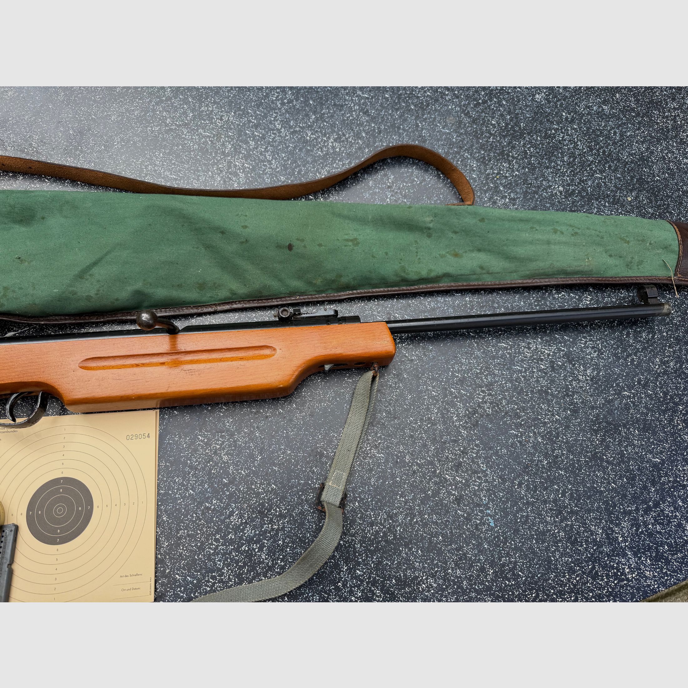 Haenel 310 Sportschaft inkl. Tasche Magazin usw. Luftgewehr DDR