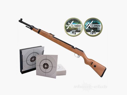 Diana Mauser K98 Pressluftgewehr 4,5mm Diabolos im Set