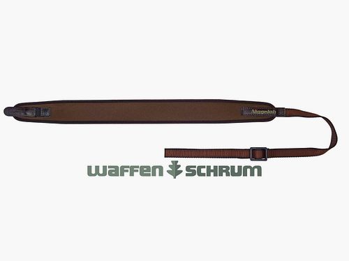 Niggeloh Gewehrriemen Universal Neopren - Braun mit Schnellverschluss