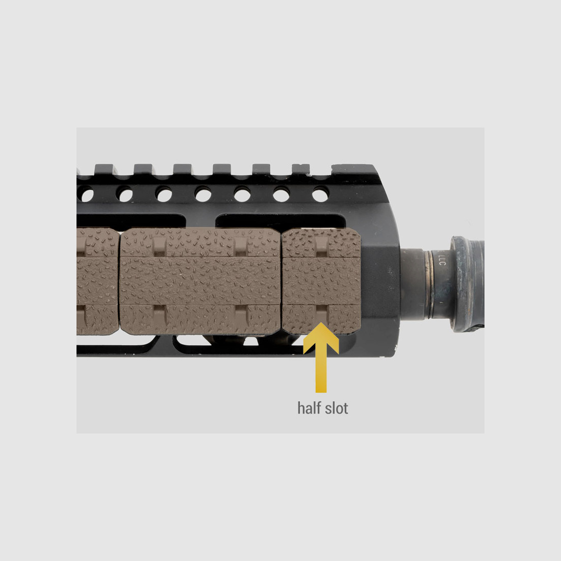 MAGPUL M-LOK Type 2 Railcover Half Slot Zwart