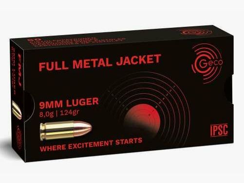 GECO 9 mm Luger Full Metal Jacket 8,0g/124gr