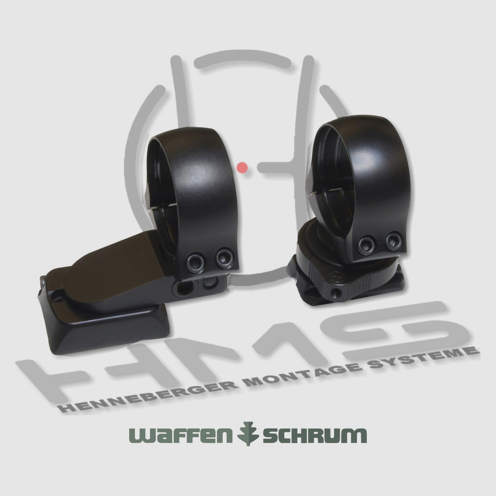 Montage pivotante Henneberger pour rail S202 SR