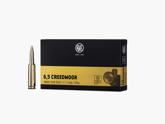 RWS 6,5 Creedmoor Target Elite Plus Match 130 gr. - 20 Stk.