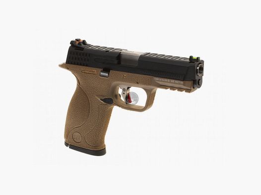 Softair - Pistole - WE - WET-05 BK Silver Barrel Metal Version GBB - ab 18, ber 0,5 Joule