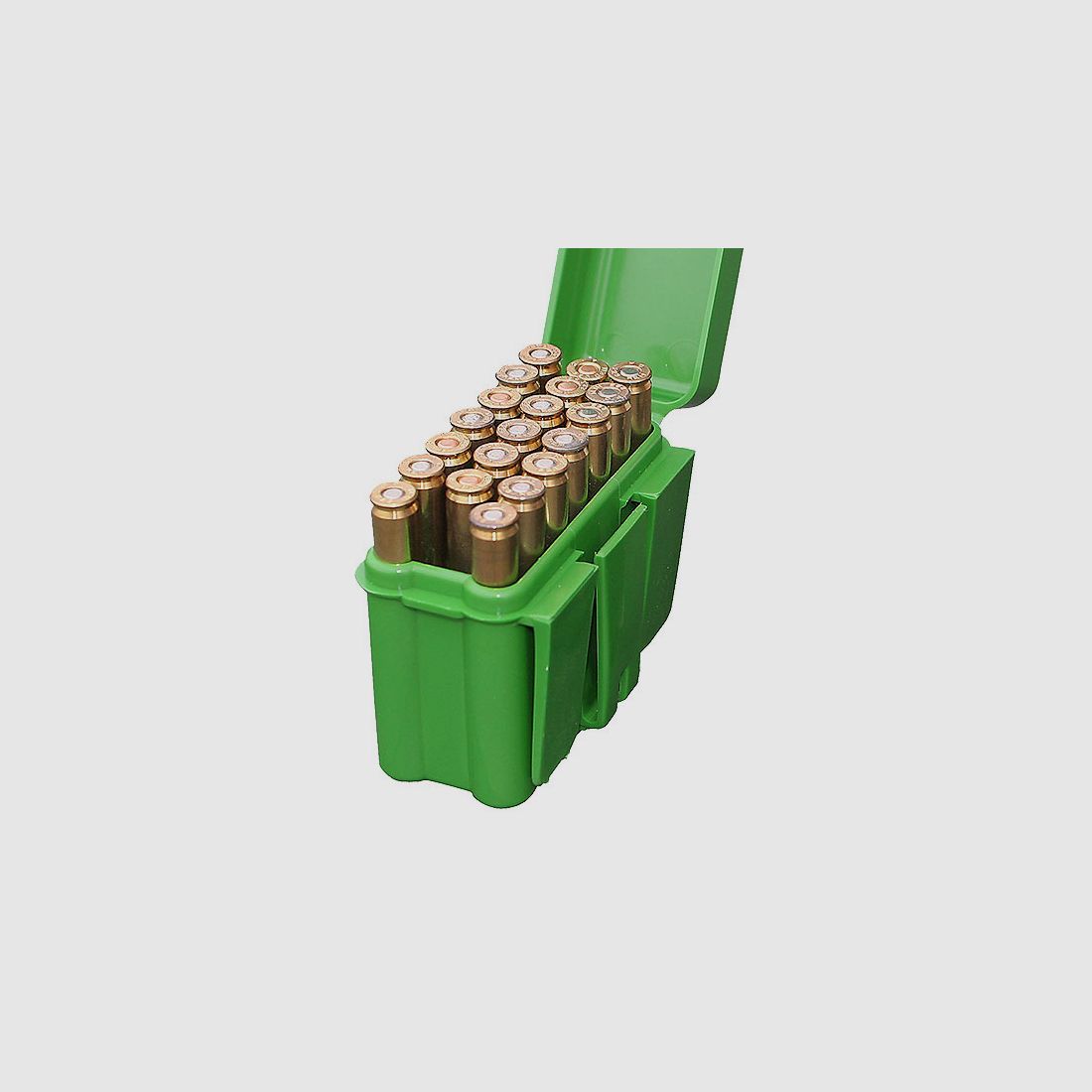 MTM Scatola per cartucce con coperchio a ribalta e clip per cintura