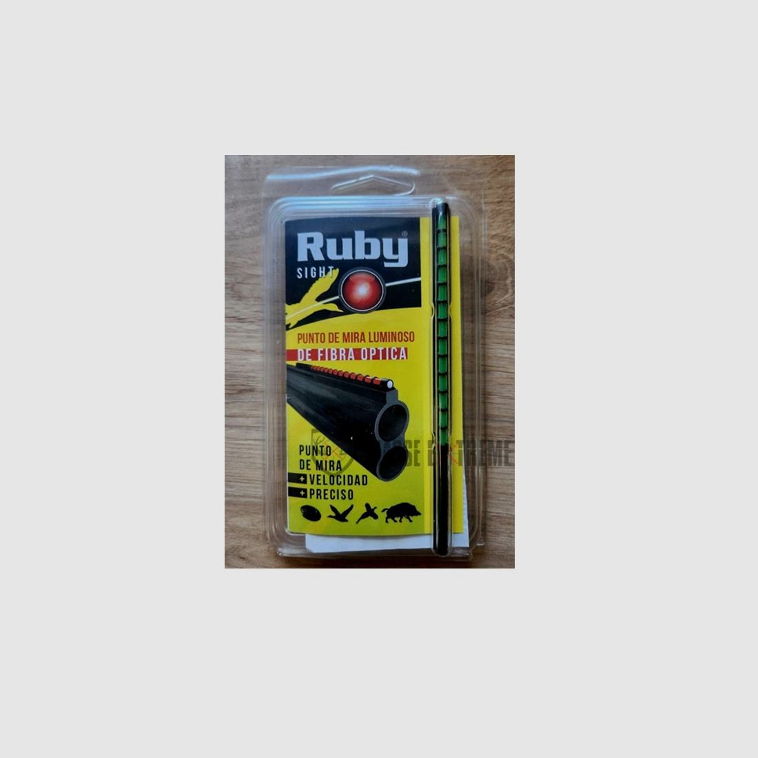 Punto de Mira Magnético Rubí Verde Ancho, imagen 2 de 2