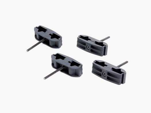 AK-47 (Chargeur en Polymère) Pinces à Chargeur (4) Paquet - Polymère Noir