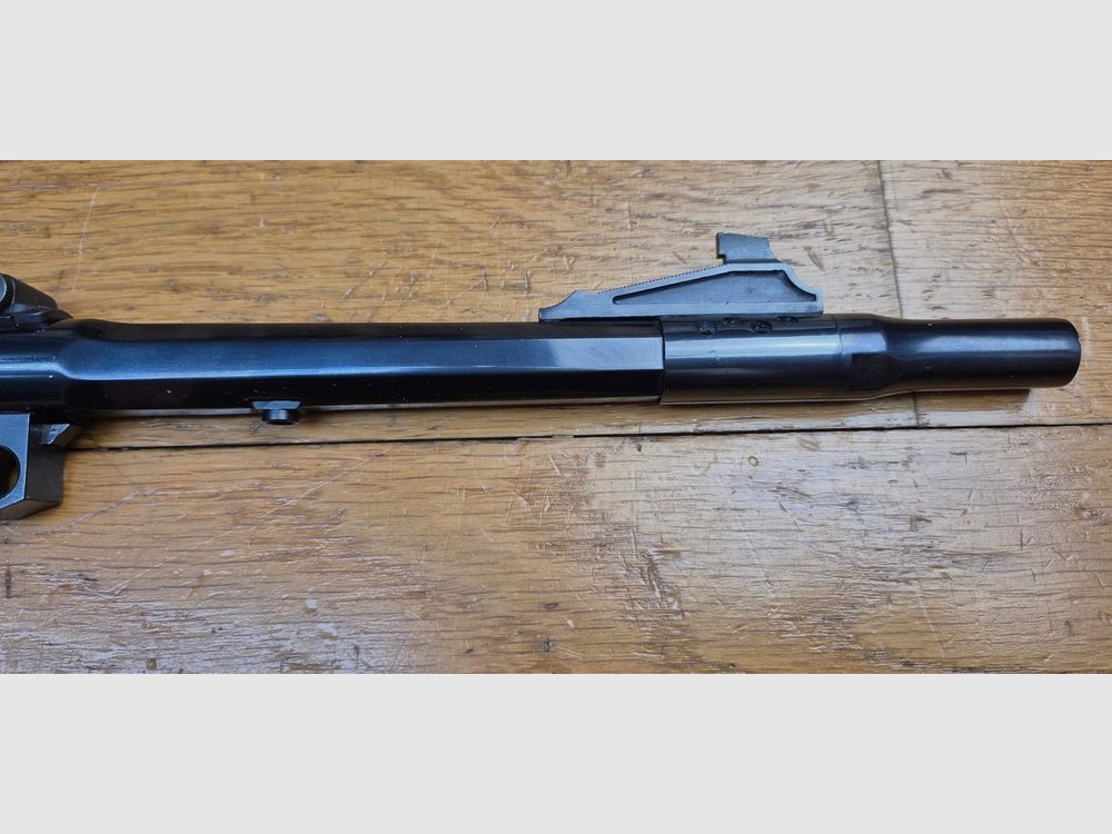 Bellissimo canna per Pistol Thompson Center – Modello Contender – Canna da 8 pollici – Calibro raro 45 Long Colt / 45LC E calibro 410! – Armi di Rochester – Superba canna ottagonale con splendide rigature – Bluing 100% – Bellissimo pezzo per allenamento, precisione e …. divertimento! – TBE++, immagine 22 di 23