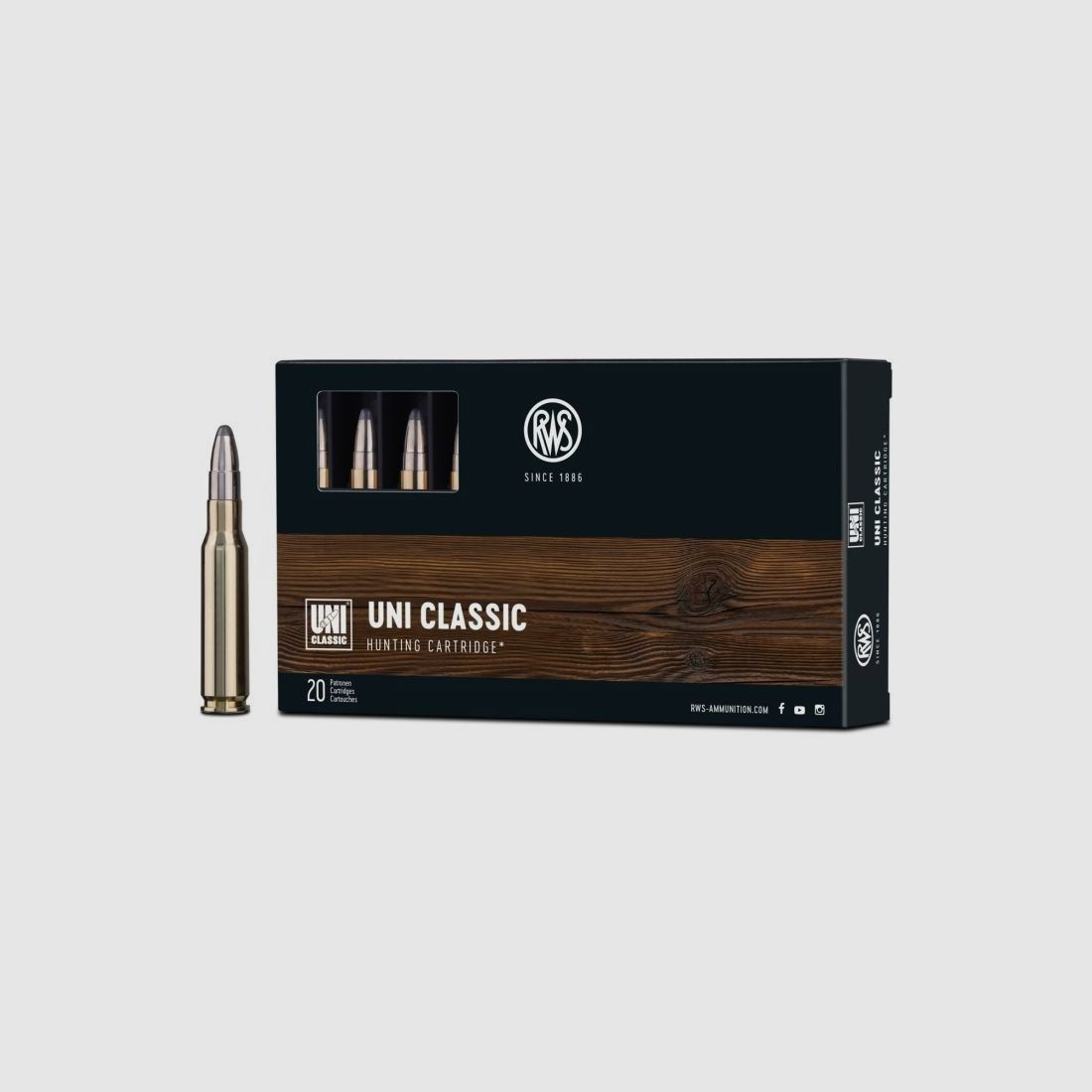 Munition RWS 9.3x62 Uni Classic 293 gr, Bild 1 von 10
