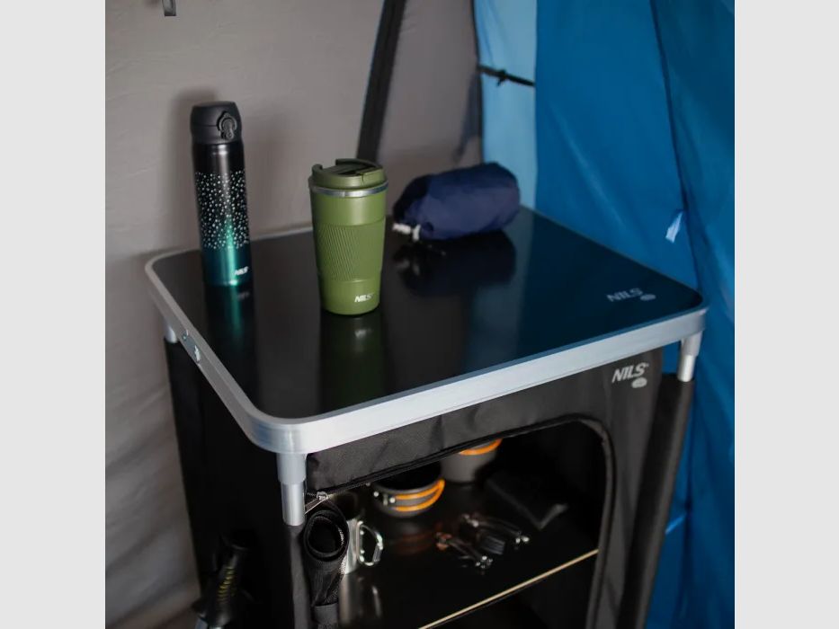 NC3036 Camping cupboard with plate Nils Camp