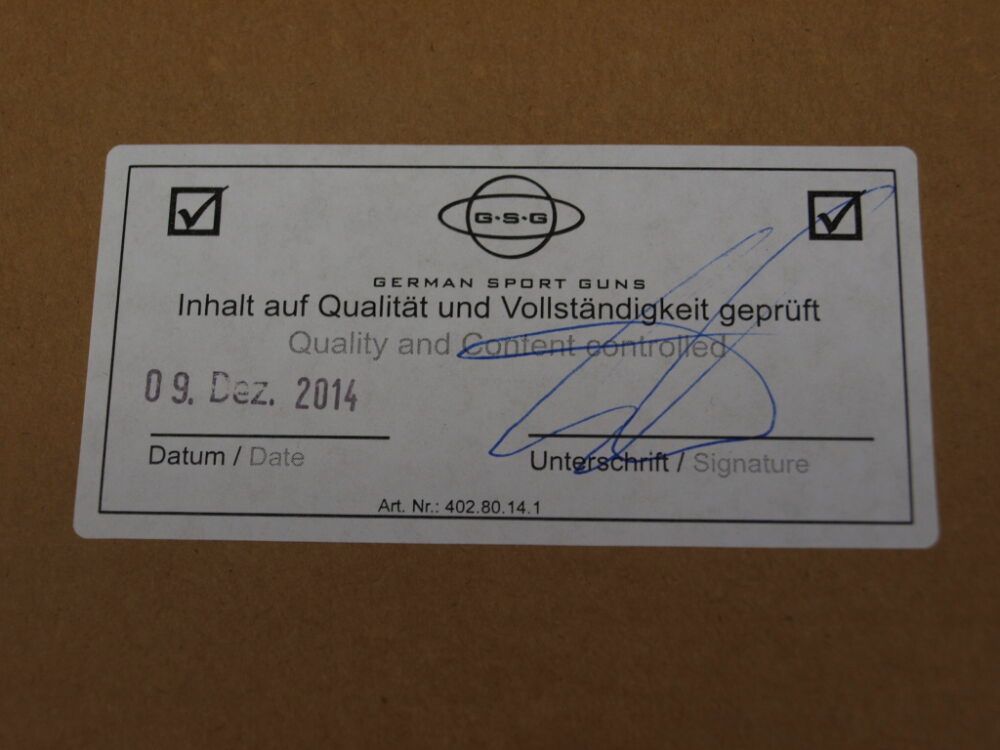 German Sport Guns MP 40 Schmeisser