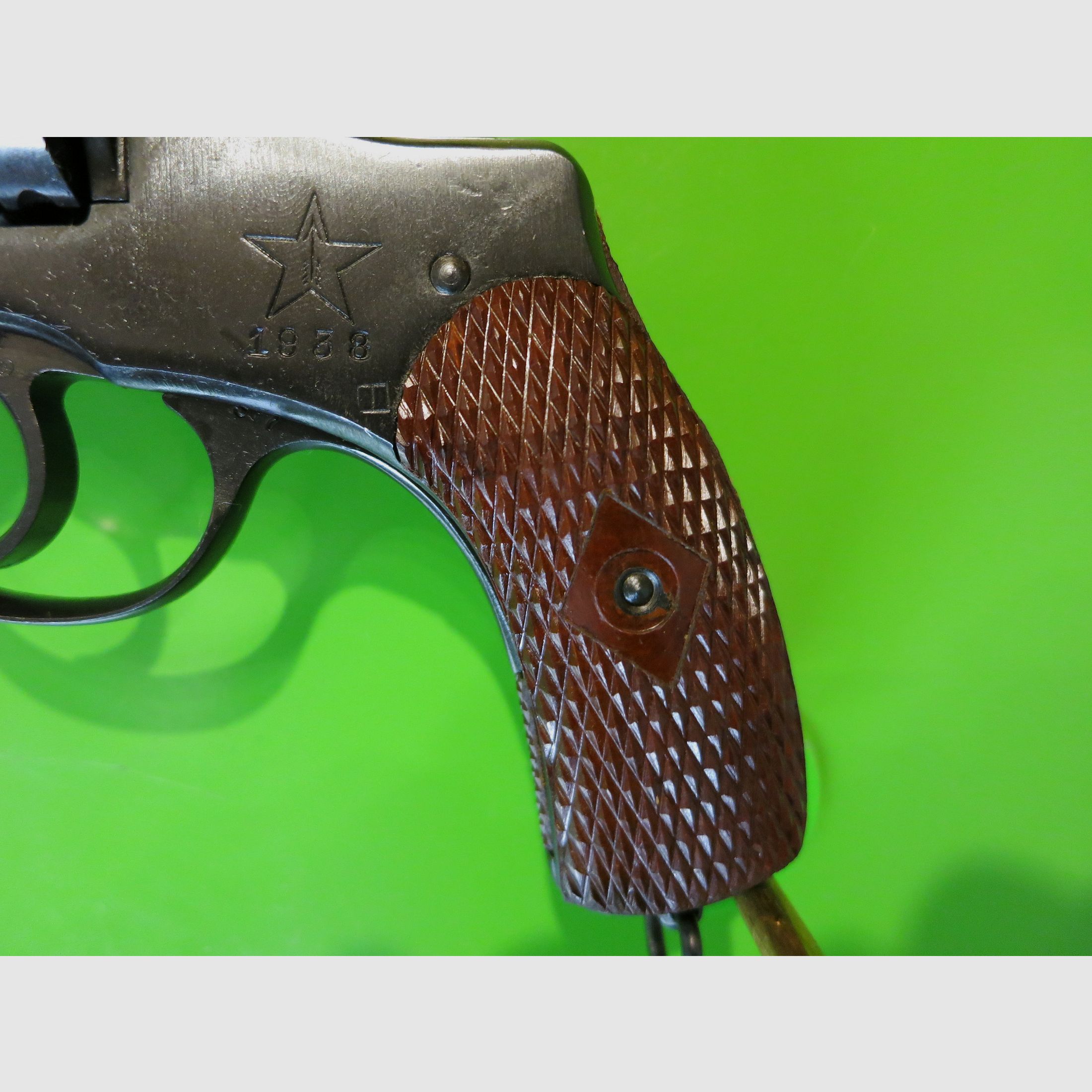 NAGANT-REVOLVER, 1938, gasdicht, 4mmM20, DA/SA Offiziere, perfekt Überarbeitet   #37-