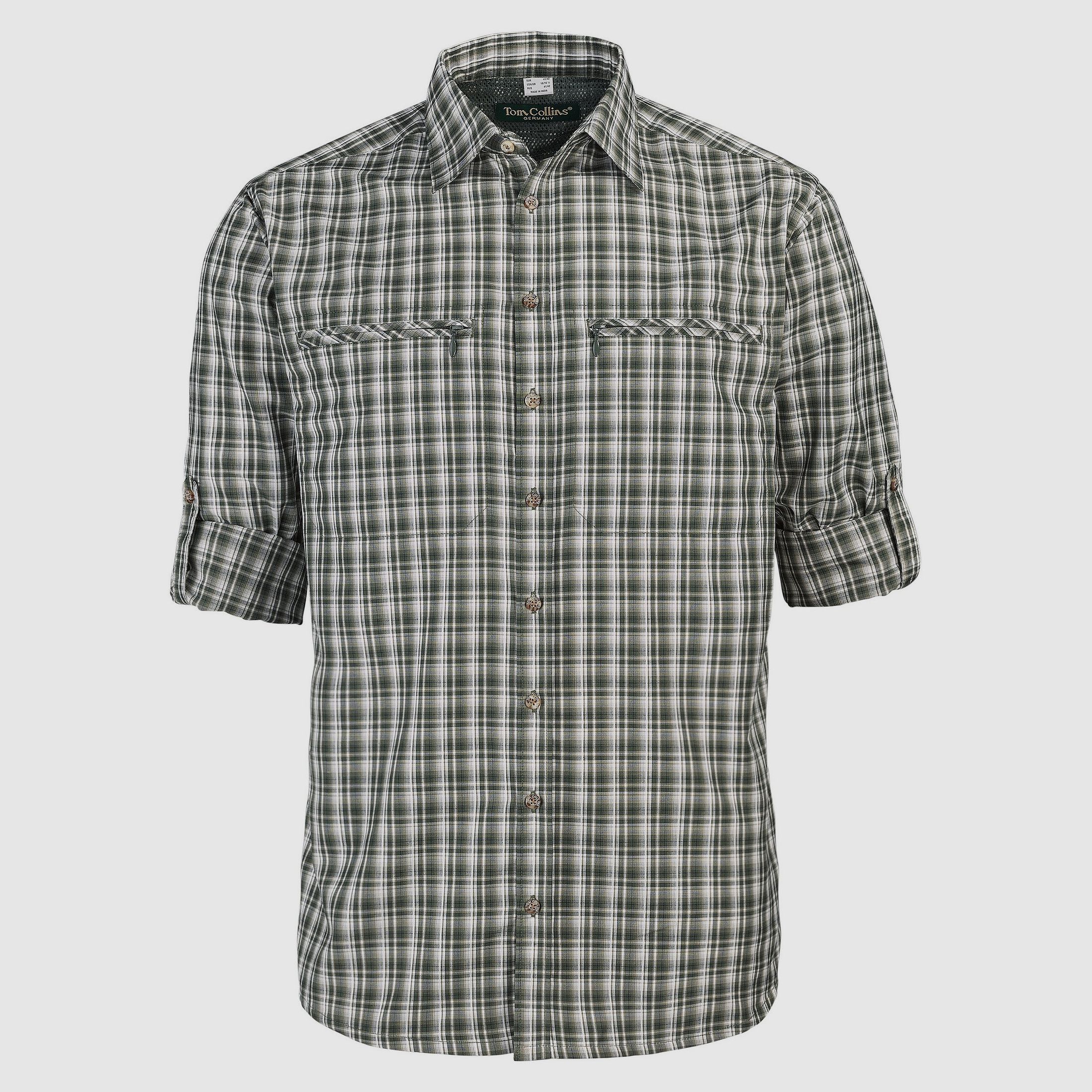 Tom Collins Herren-Funktions-Langarmhemd