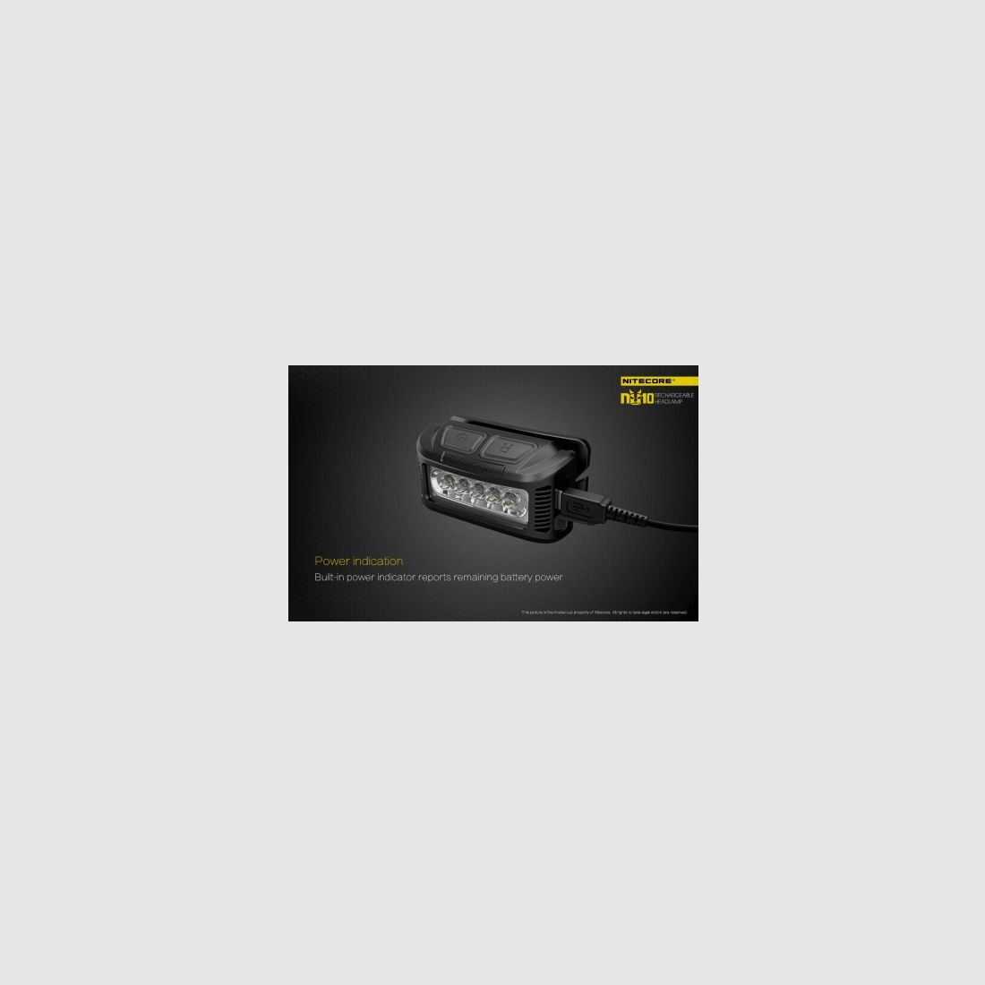 Nitecore NU10 Lampe frontale 160 lumens Noir, image 19 sur 24