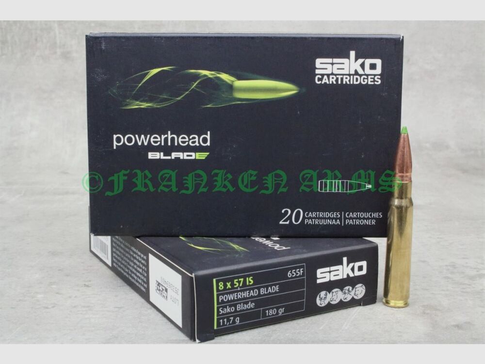 Sako Powerhead Blade 8x57IS 180gr. 11,7g 20 Stück