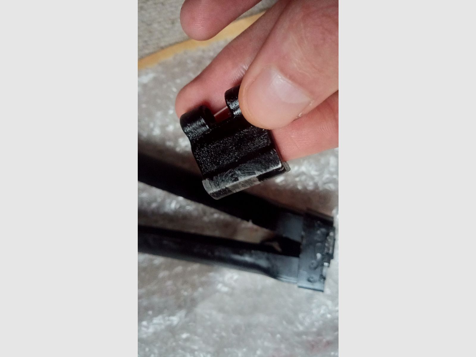 Russische 5,5 mm AKS-74 AKS-74u Skelettschouder / AK Krinkov Klapstoel vermoedelijk Tula (beschadigd)