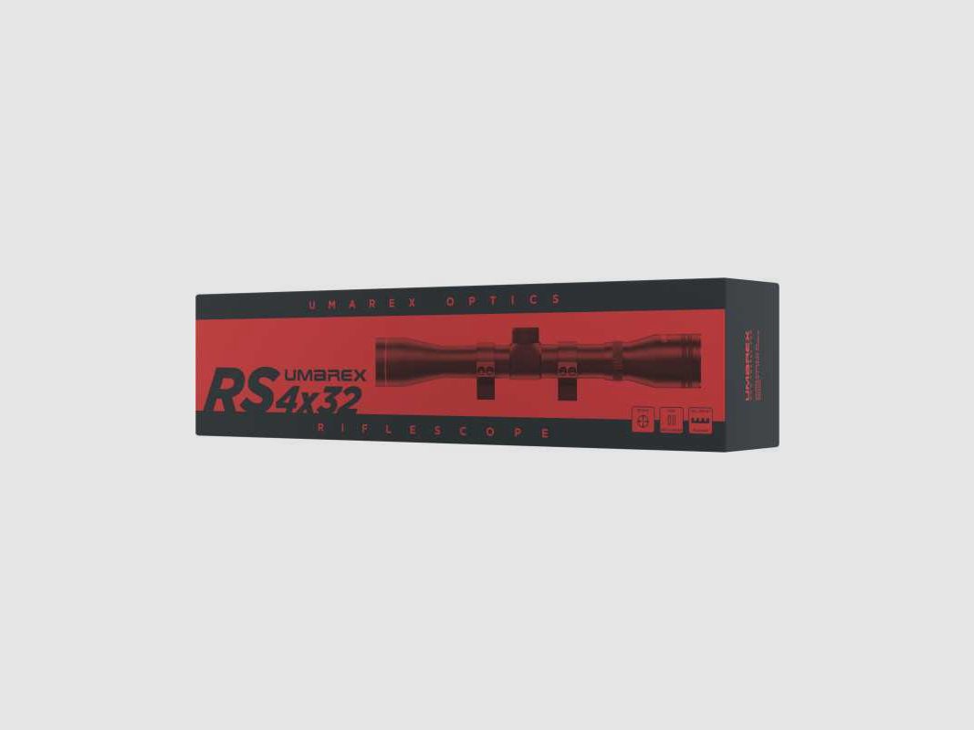 Umarex RS 4x32 lunette de visée avec anneaux de montage Ø 25,4 mm
