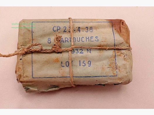 Francese, varie cartucce per fucile 8mm Lebel