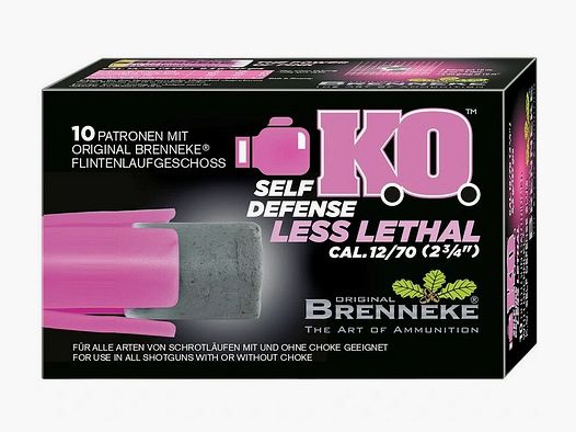 Brenneke 12/70 KO Auto-défense 9,1g/140grs.