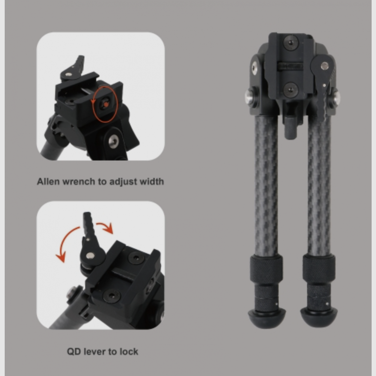 Carbon bipod, image 4 of 23