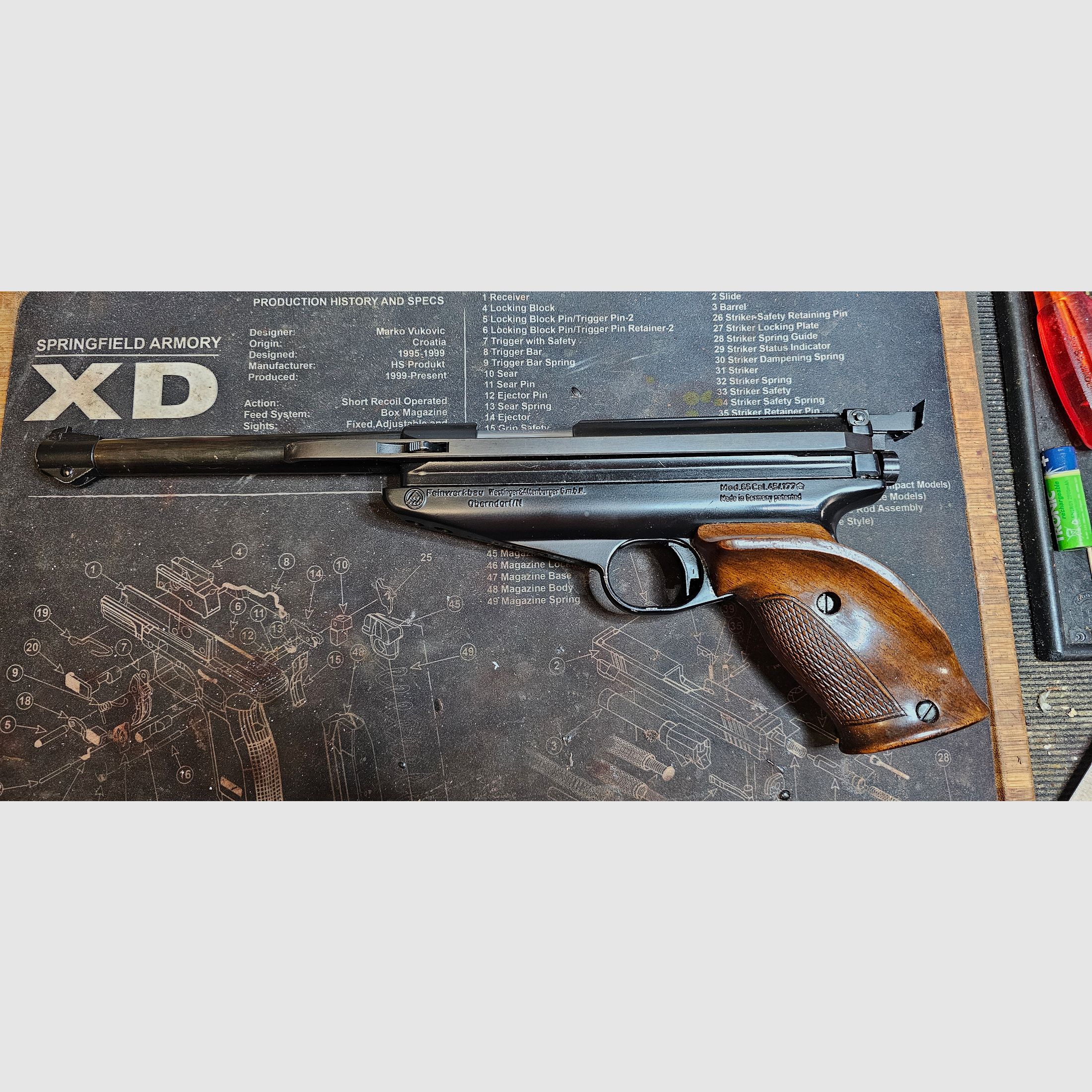 Feinwerbau Mod. 65 Pistole