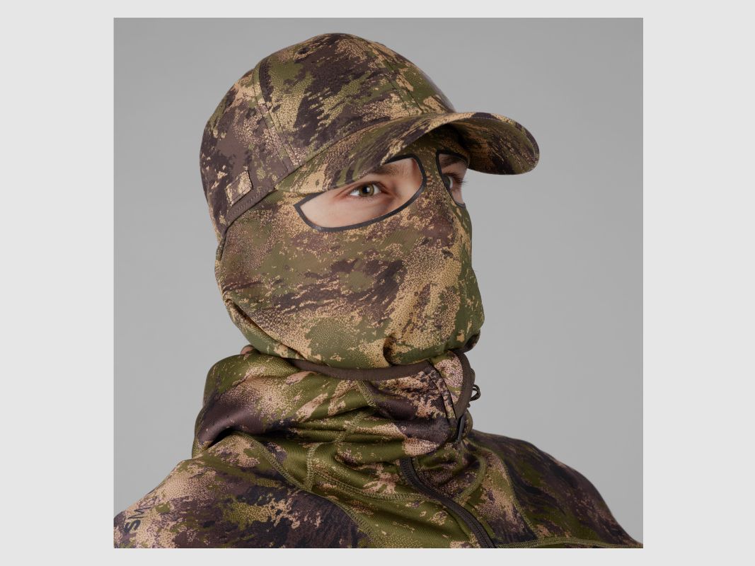 Härkila Kappe Deer Stalker Camo mit Tarnnetz