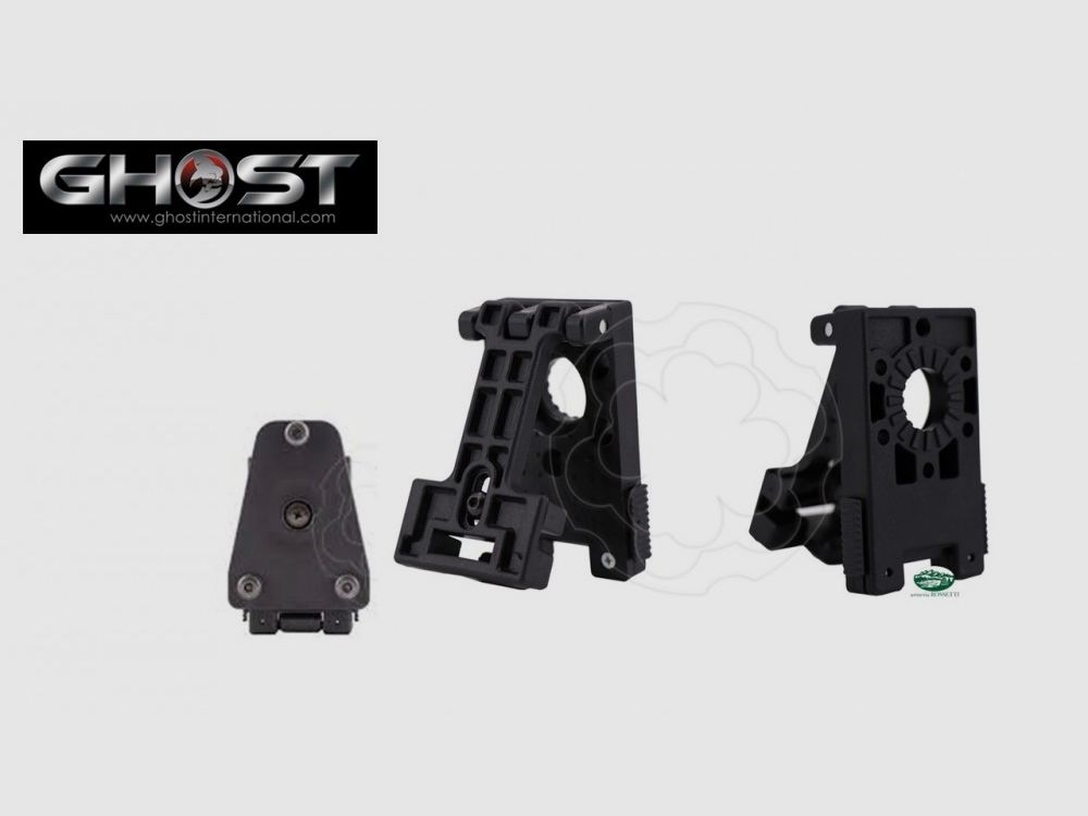 GHOST Clip D für Gürtel mit Platte für Holster FO000405