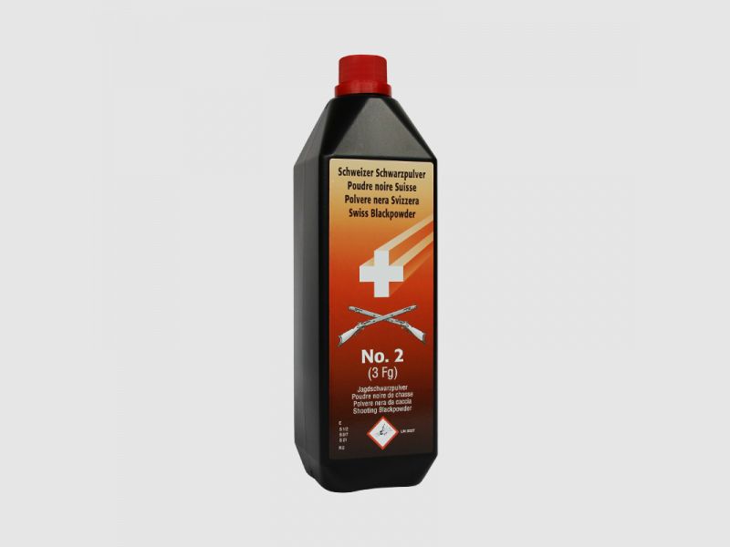 SCHWEIZER NR. 2 JAGDSCHWARZPULVER - 1 KG