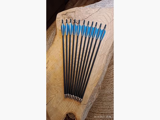 Dardo per arbalete 20 pollici carbonio a mezzaluna