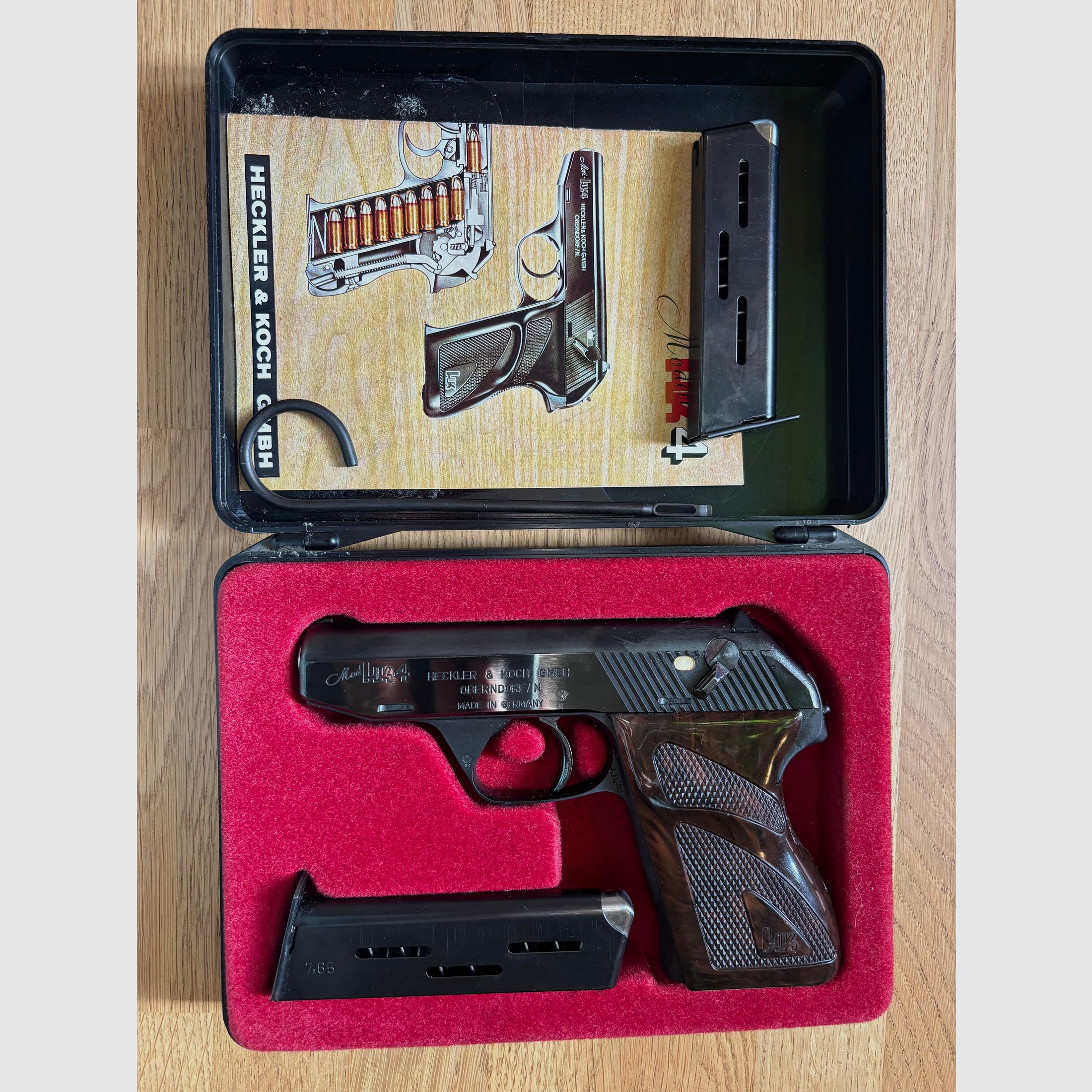Heckler & Koch HK4 pistol 7.65 mm Browning – German proof 1967 – with original packaging & accessories