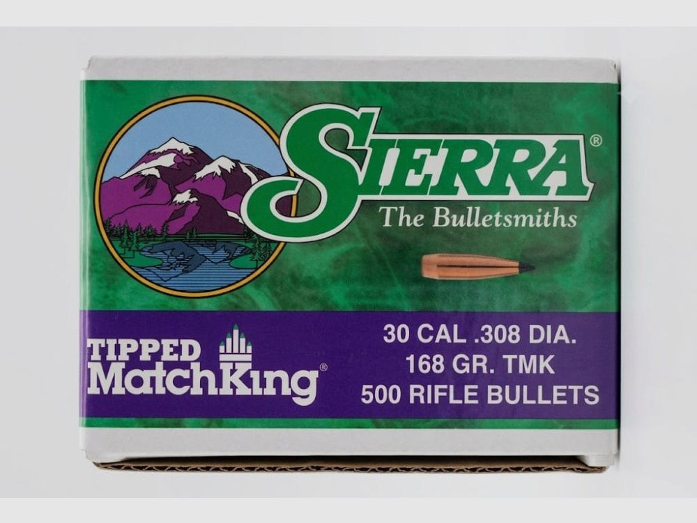 SIERRA GESCHOSSE CAL30 168 GR TMK