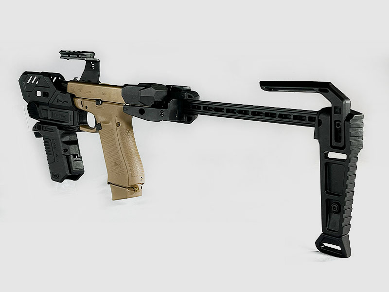 RECOVER GLOCK Conversion FULL Kit SPRO MG Calcio Pistol 1-colore Nero