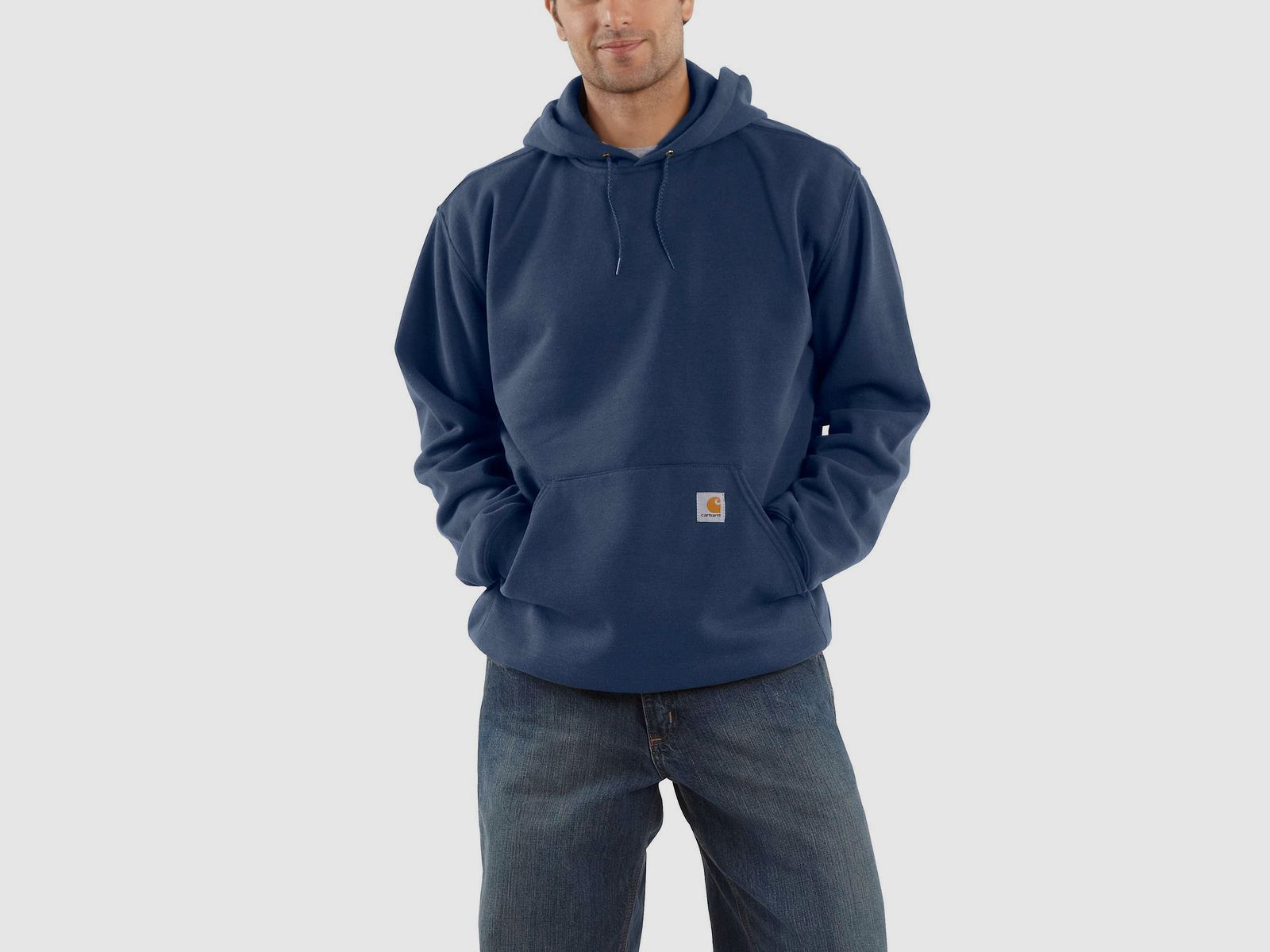 Carhartt Midweight Hoodie Mens New Navy L
