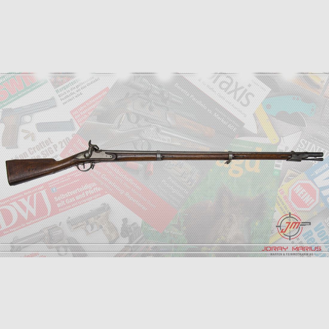 Fusil réglementaire suisse à percussion 1817/42