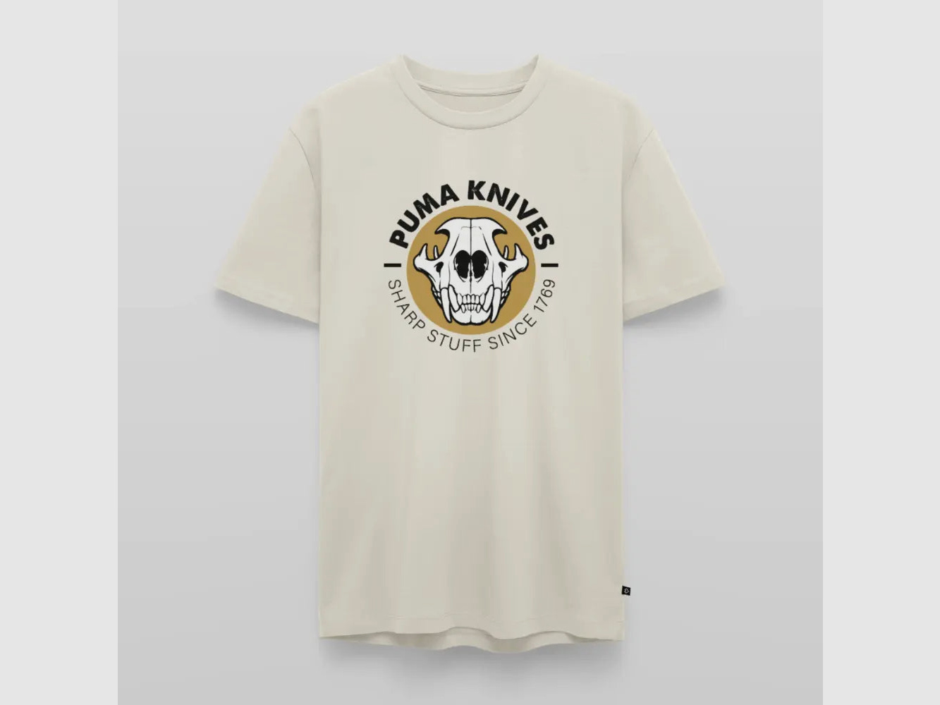 PUMA Men’s Premium T-Shirt "Skull Frontal Sharp Stuff"