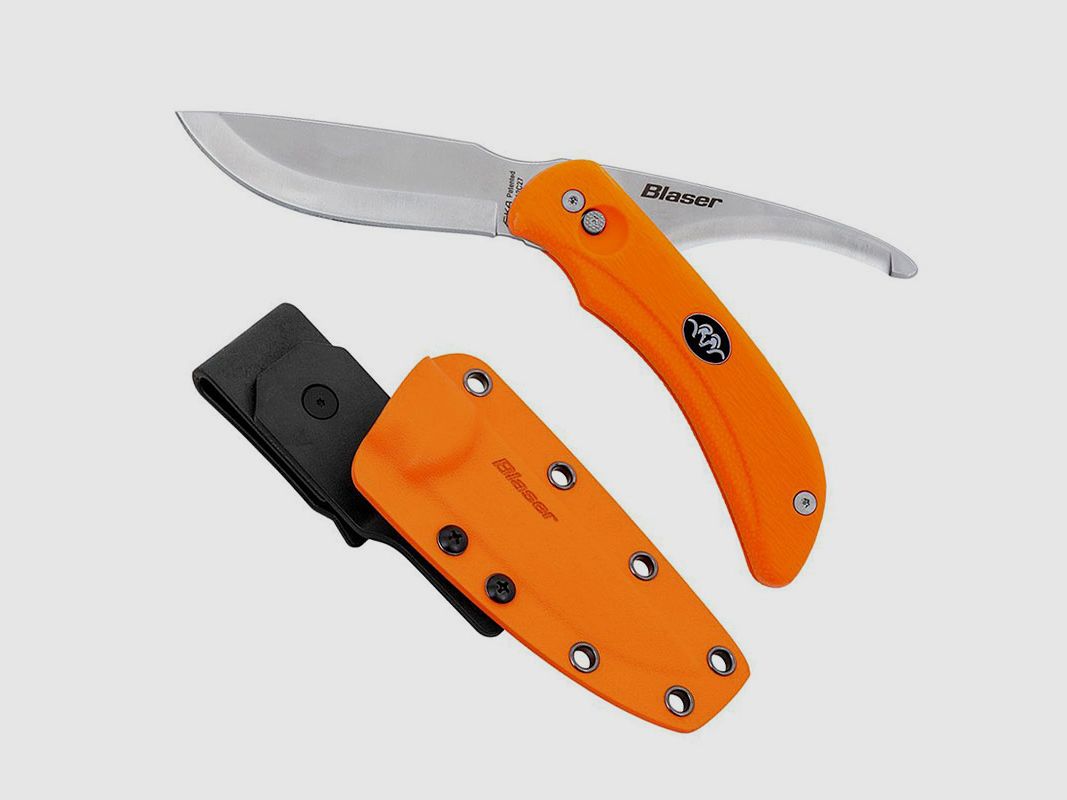 Blaser R8 Ultimate Messer orange blaze