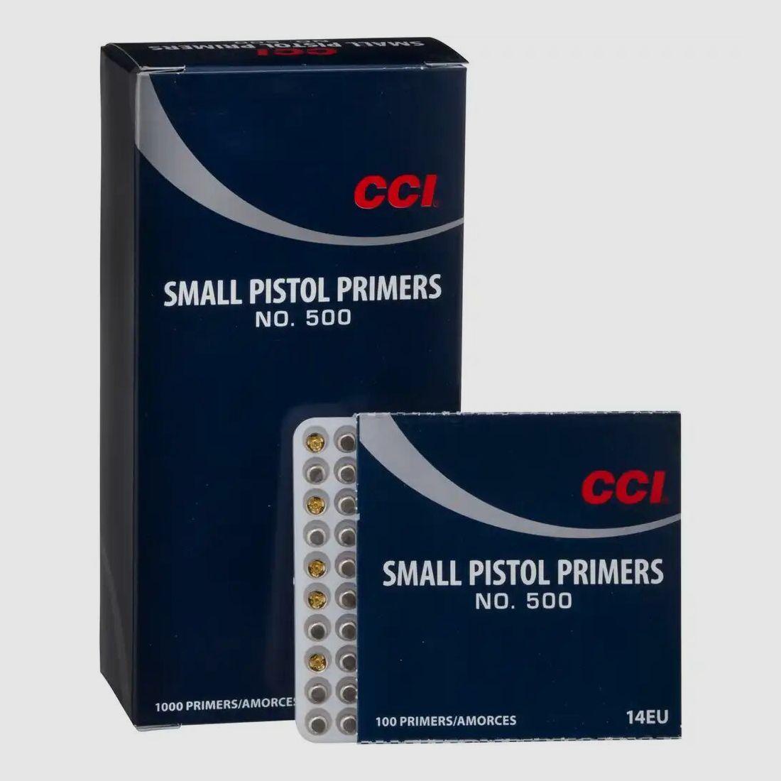 CCI Small Pistol Caps - 1000 pcs
