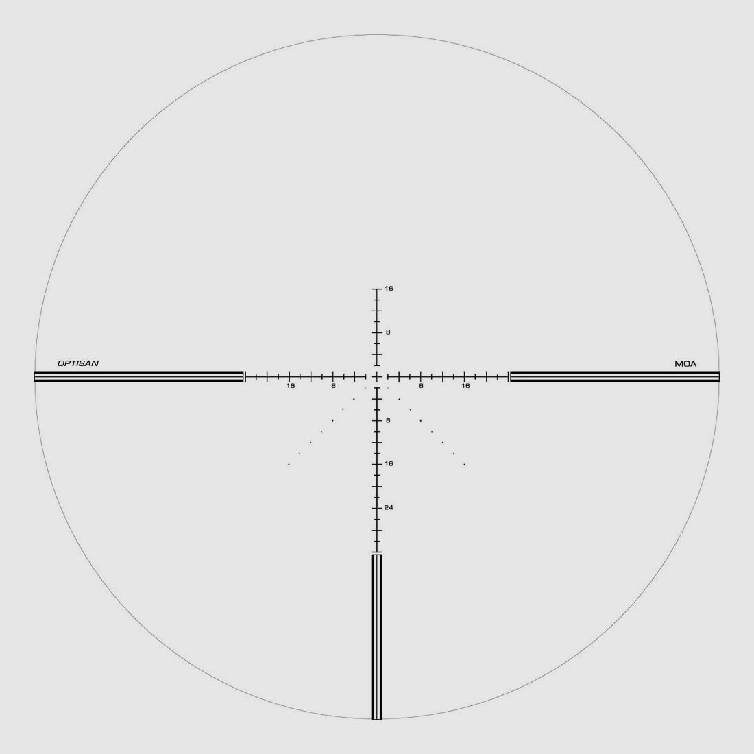 Optisan OPTISAN EVX Gen II Serie 6-24x50F1 FFP MRAD F1MRAD24