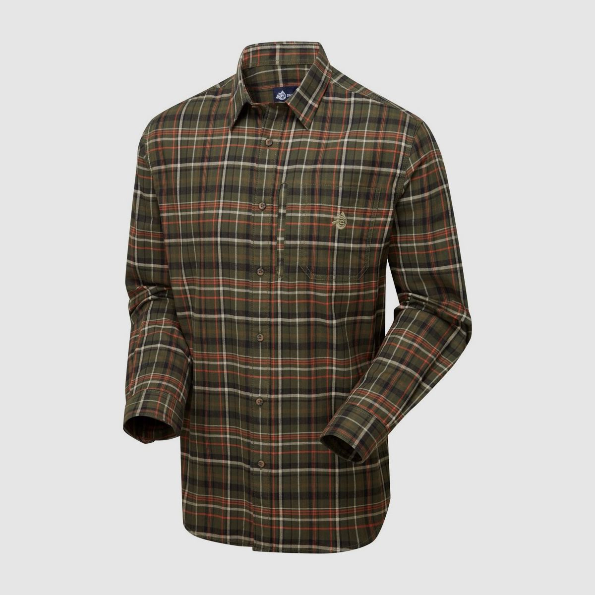SHOOTERKING Lodge Shirt Flannel Hemd Grün Check