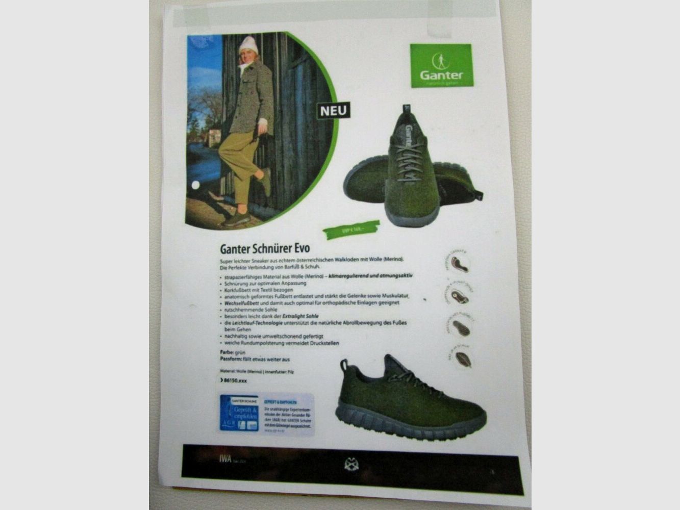 Ganter EVO-Merino