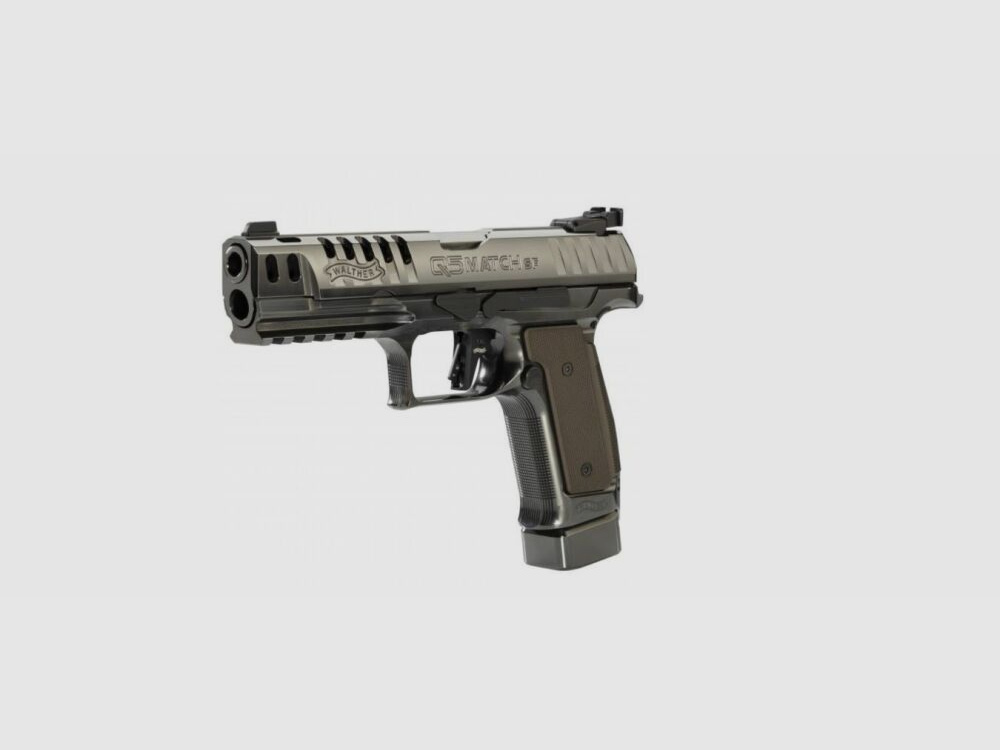 Pistola Walther Q5 Match Marco de Acero Diamante Negro