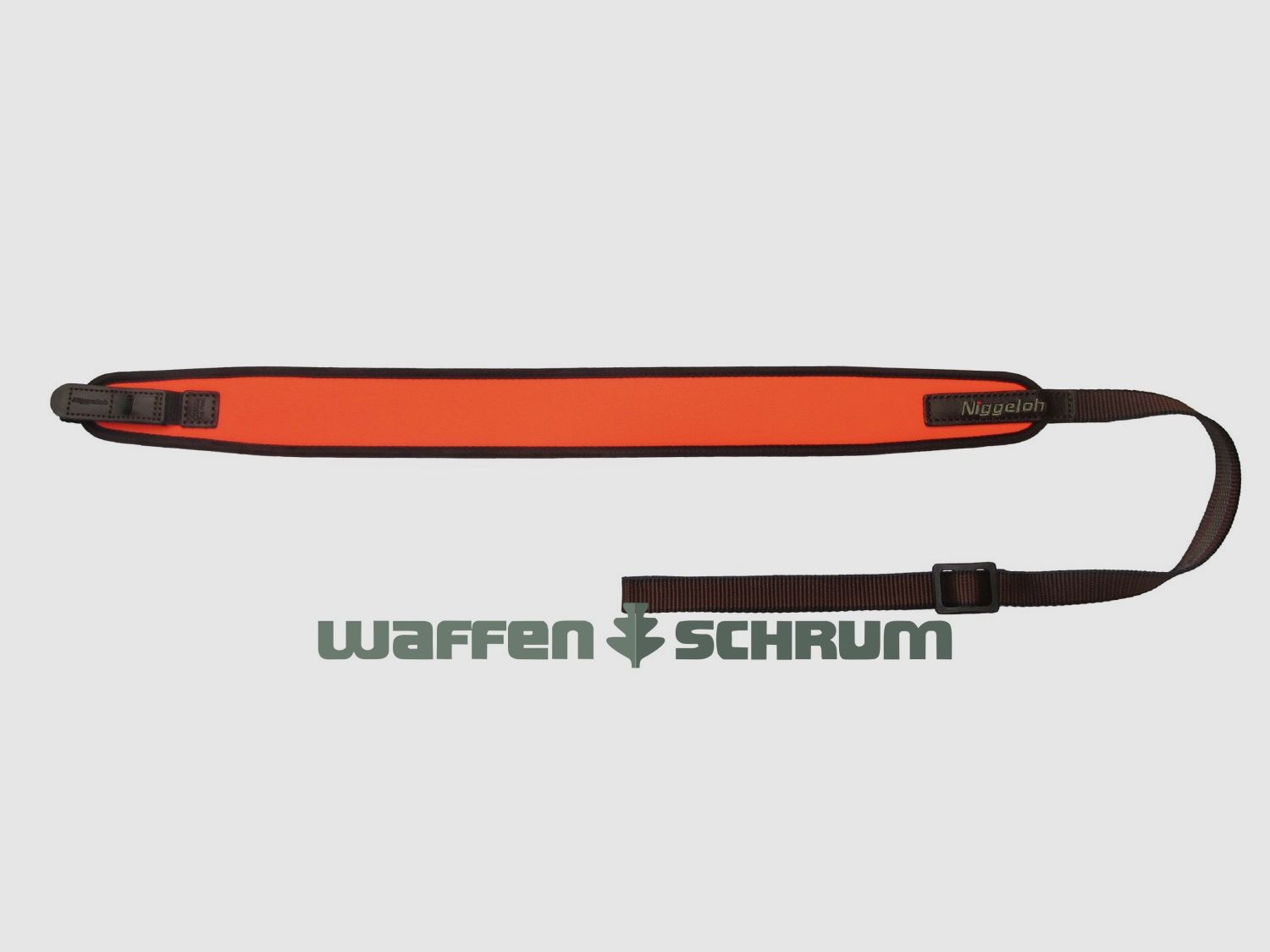 Niggeloh Gewehrriemen Universal mit Schnellverschluss Neopren - Orange