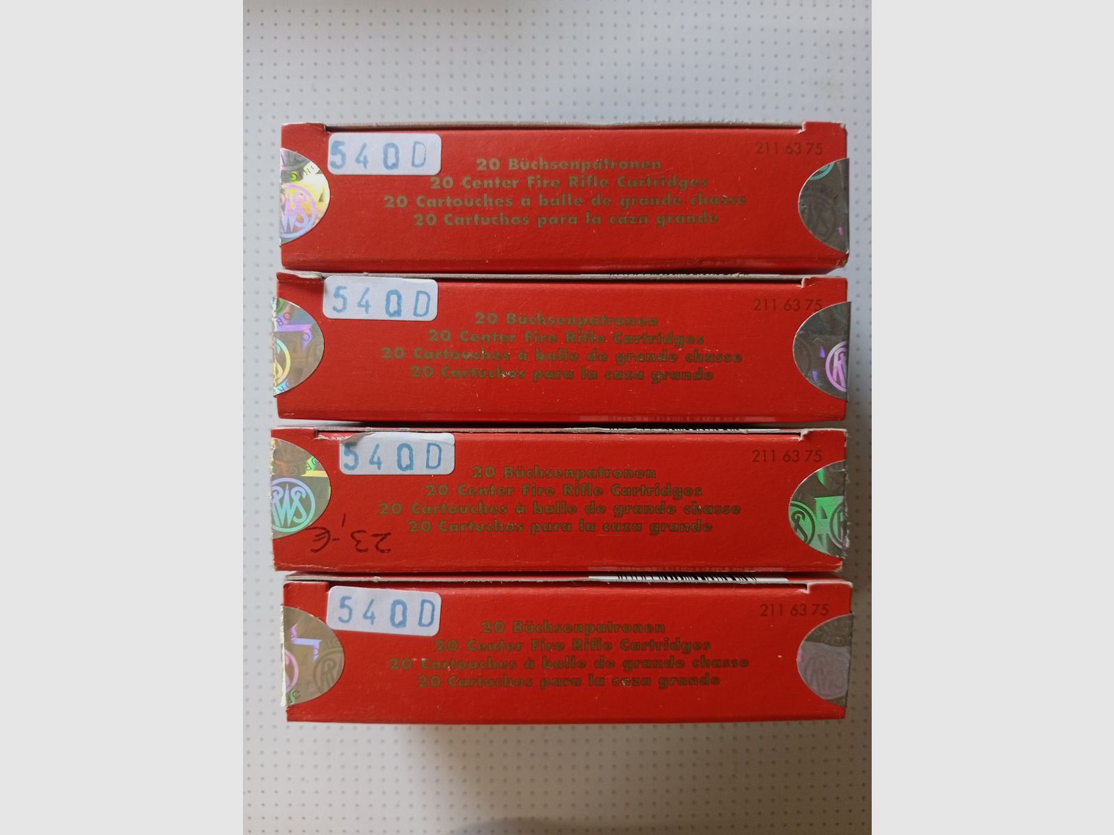 .22 Hornet cartouches