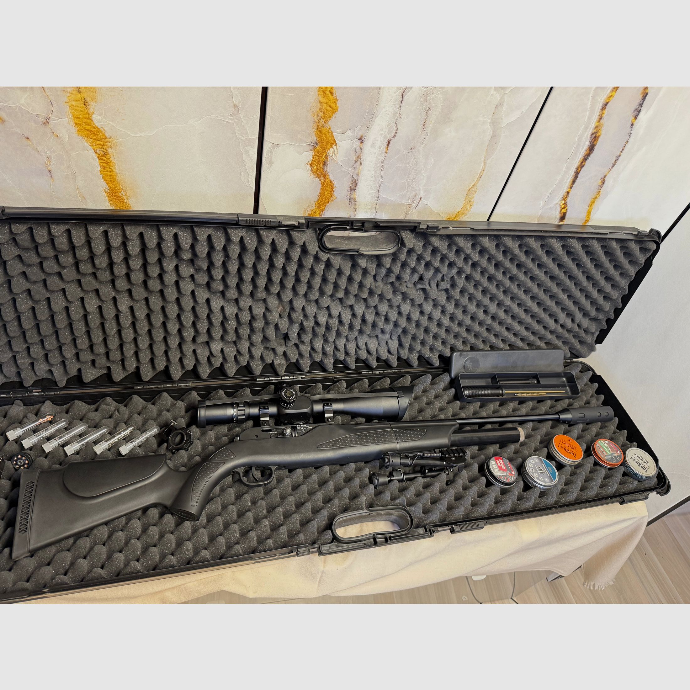 Walther 1250 Dominator 4,5 mm (.177) Diabolo, PCP, < 7,5 J